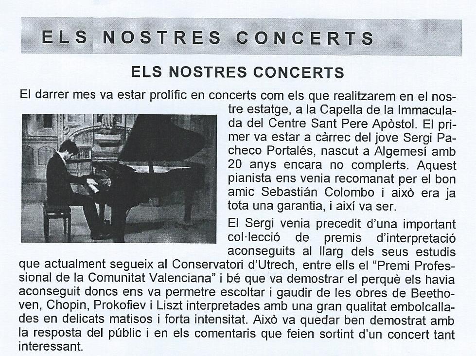 SERGI PACHECO CRITICA